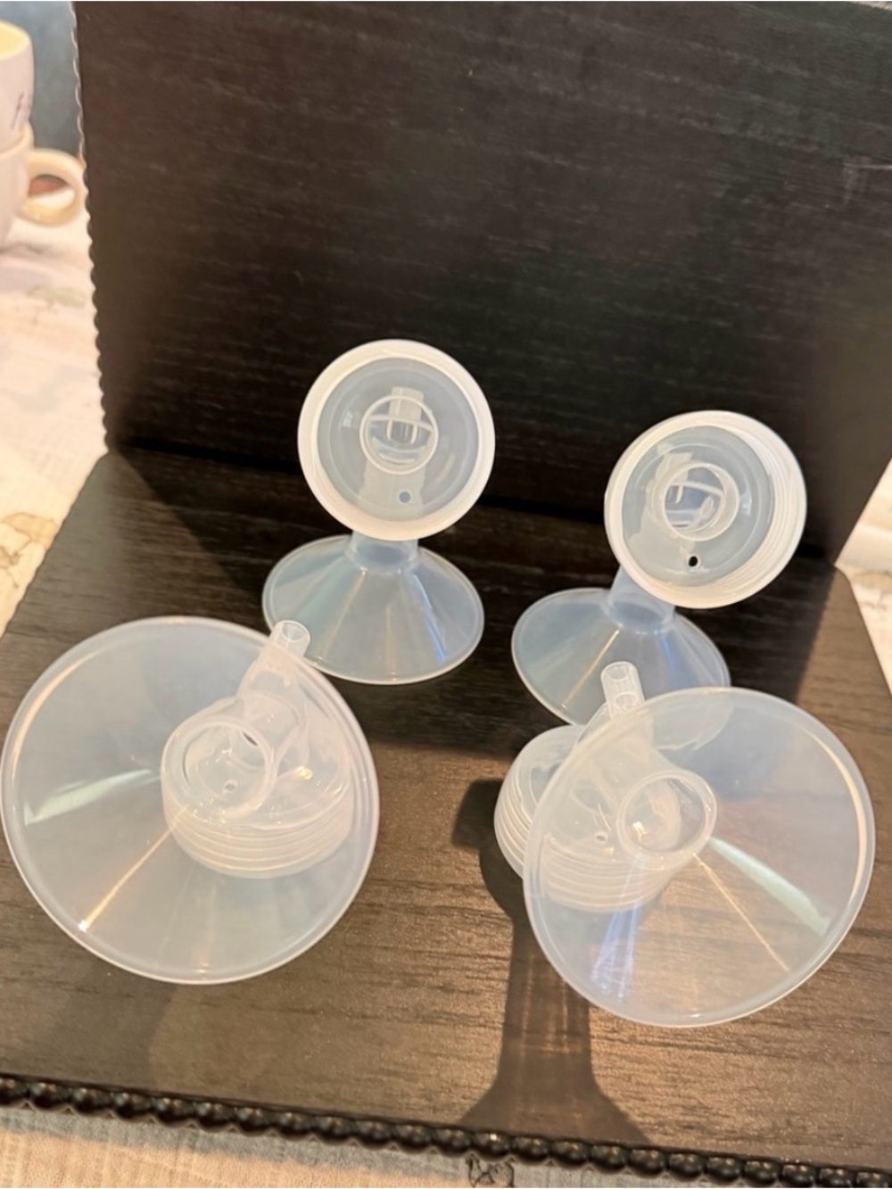 Clear Silicone Breast Pump Flanges - Women Intimates & Sleepwear Bras 20 mm